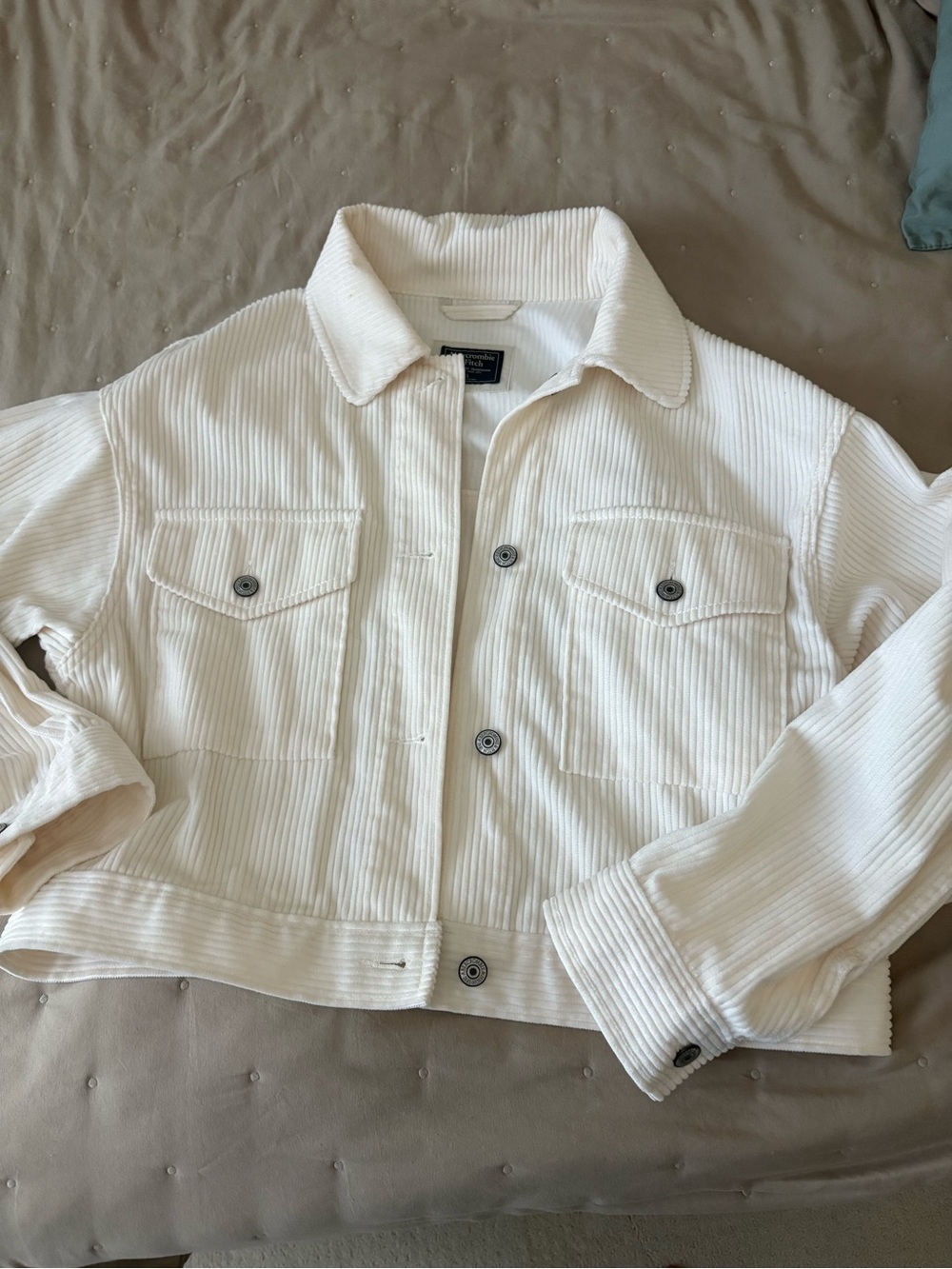 Abercrombie Corduroy Cropped Jacket
